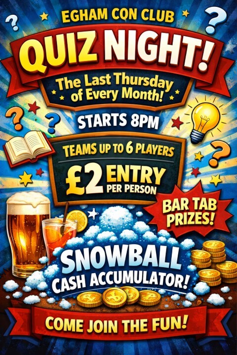 Quiz Night Promo Poster